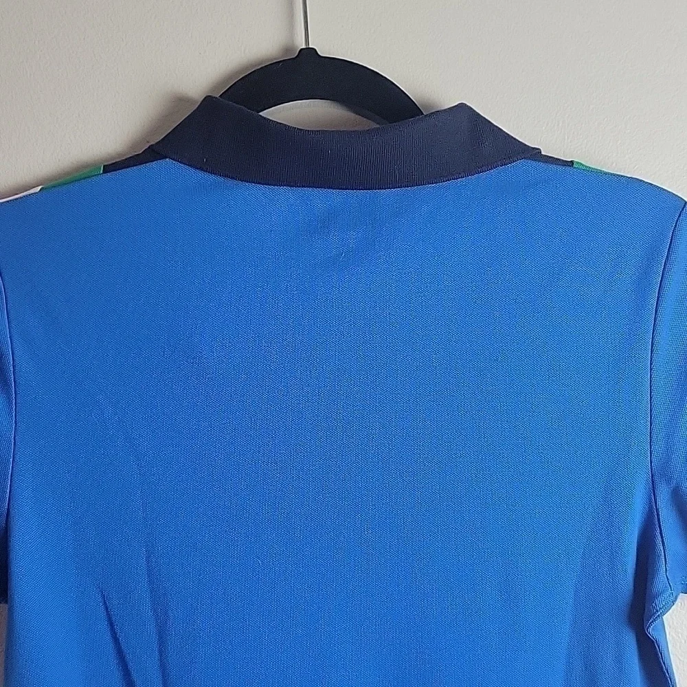 Tory Sport- Pique Chevron Polo Golf Dress Galleria Blue-Size XS